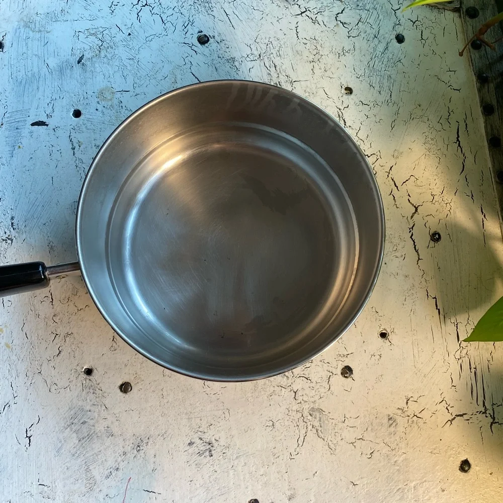 Revere Ware Upper Double Boiler Pan Stainless Steel